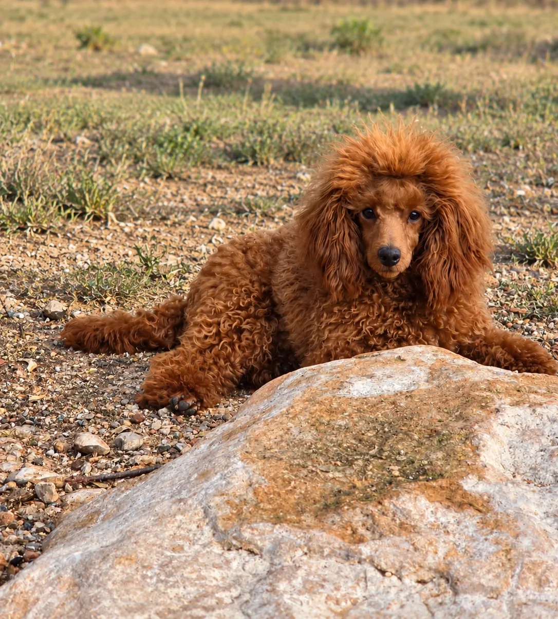 Jaime, caniche enano, Rojo, foto 2 de 2